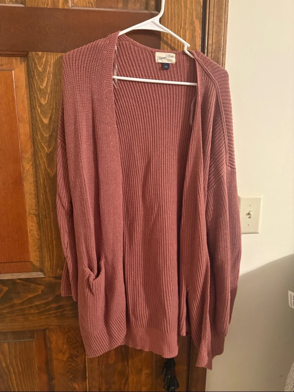 Universal thread Open-Front Ribbed Cardigan Sweater - Picture 1 of 3